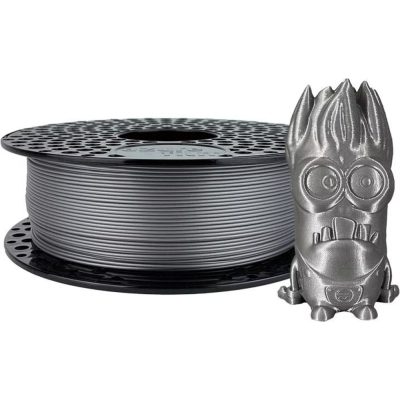 Пластик для 3D-принтера AzureFilm PLA SILK 1,75mm 1kg Silver (FL171-9007)