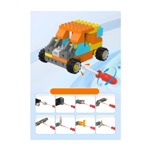 Конструктор Makerzoid Future Mechanic Big Building Blocks – Scratch Junior (MKZ-OEC-FM) Конструктор Makerzoid Future Mechanic Big Building Blocks – Scratch Junior (MKZ-OEC-FM)